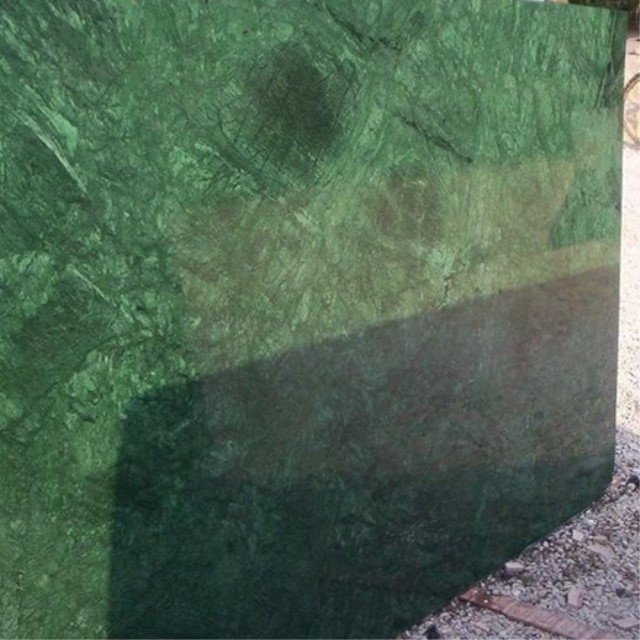 imperial green marble slabs